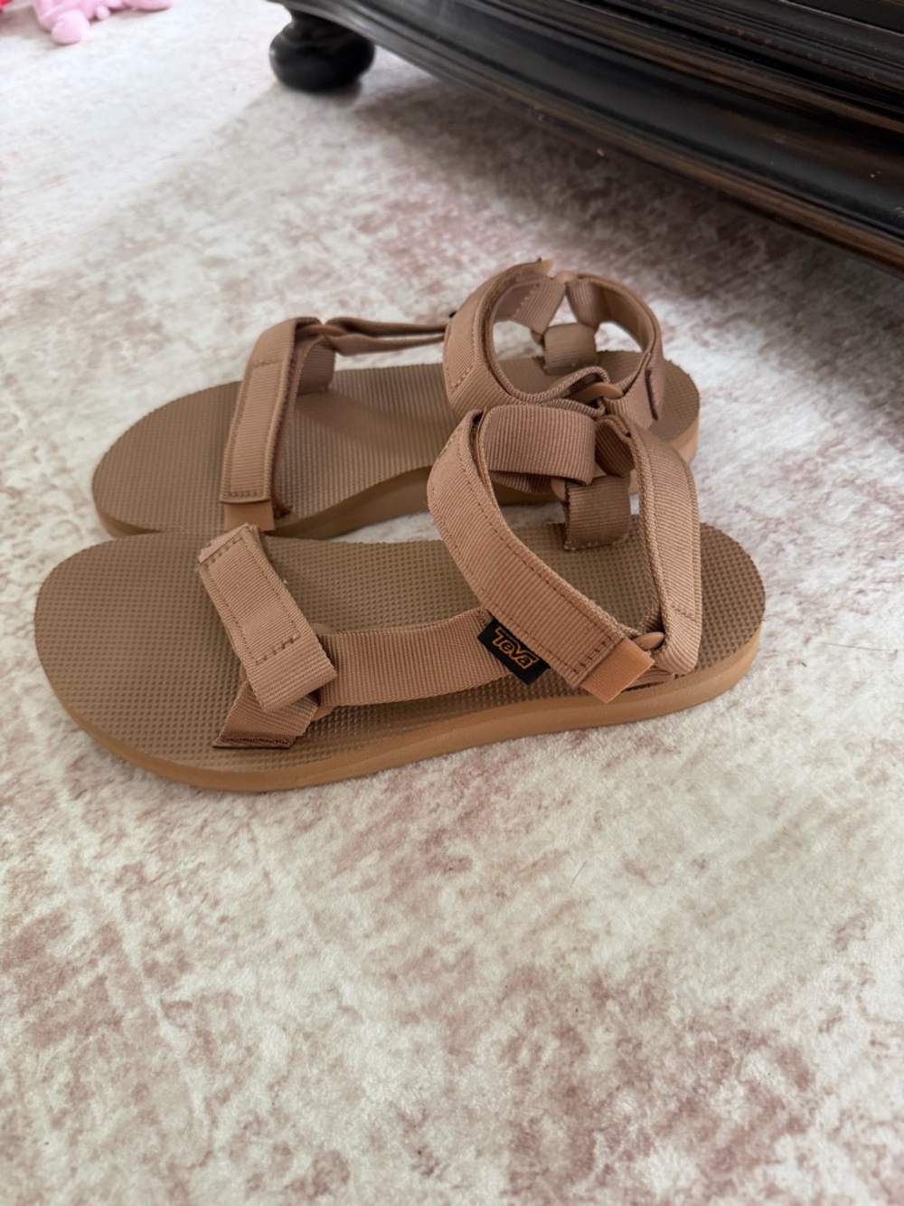 Teva Neutral Brown Adjustable Strap Sandals SIZE 7